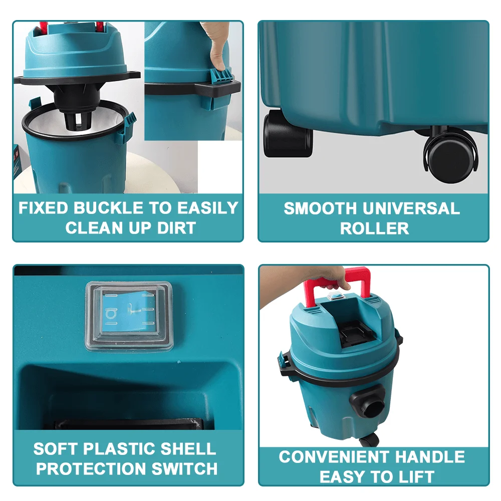 2-in-1 Wet & Dry Cordless 10L Vacuum Cleaner