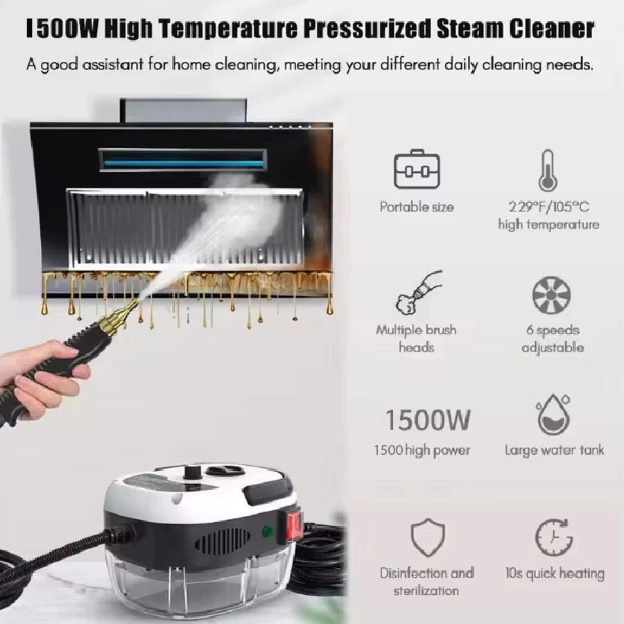 1500W High-Temperature Steam Cleaner