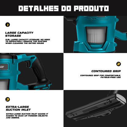 Handheld Wet/Dry Vacuum Cleaner for Makita