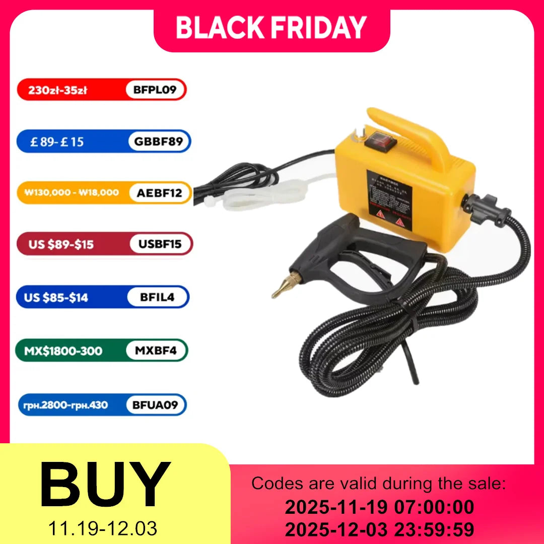 2600W High-Pressure Handheld Steam Cleaner