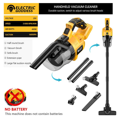 Cordless 20V Handheld Vacuum & Dust Blower