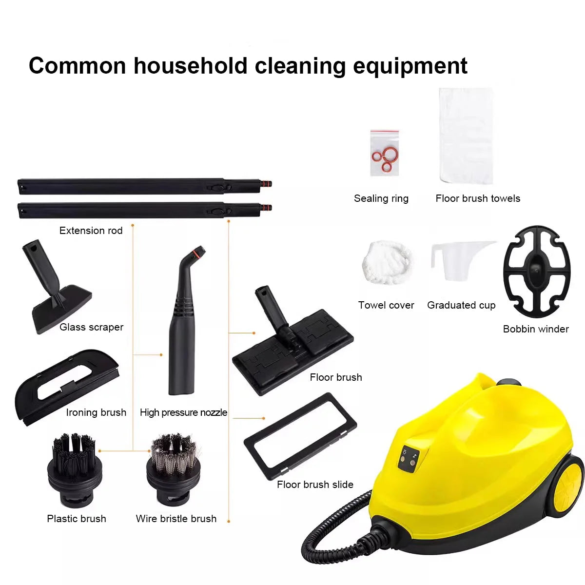 High-Power Handheld Steam Cleaner