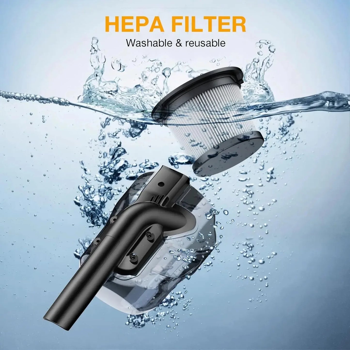 5 in 1 Handheld Electric Vacuum Cleaner